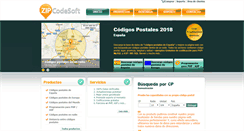Desktop Screenshot of busqueda-por-codigos-postales.com