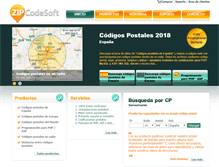 Tablet Screenshot of busqueda-por-codigos-postales.com